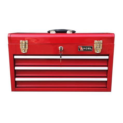 excel portable metal tool box|excel 5 drawer tool chest.